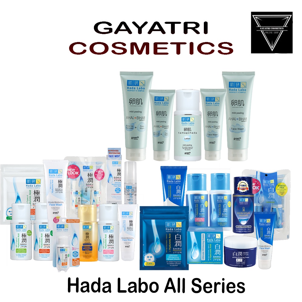 Hada Labo Moisturizing / Whitening / Mild peeling