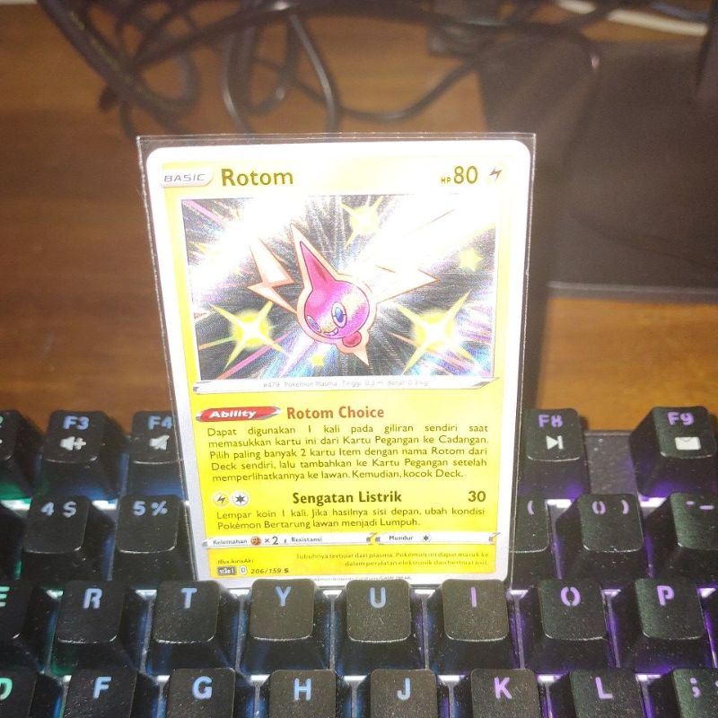 Rotom 206/158 - Baby Shiny Sc3b Pokemon TCG Indonesia