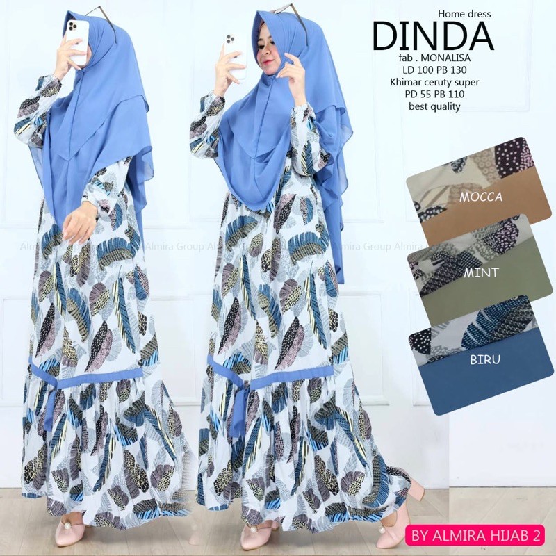 gamis wanita/set wanita monalisa