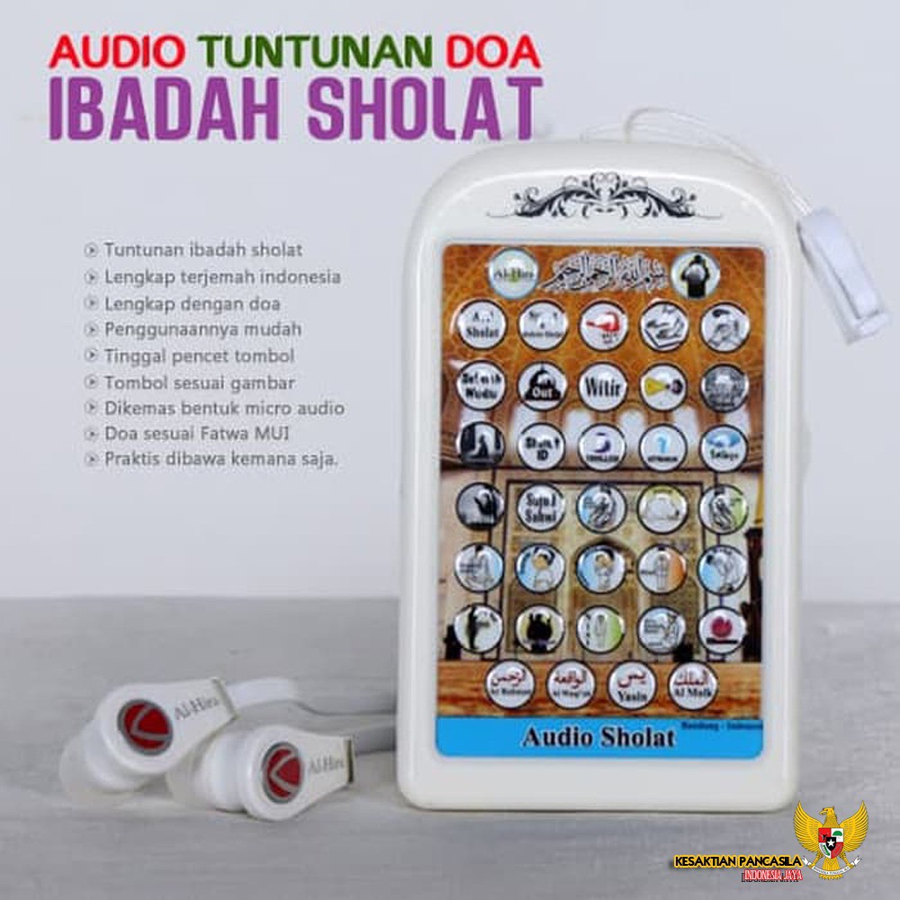 Audio Sholat Lengkap dengan Buku GARANSI 1 TAHUN