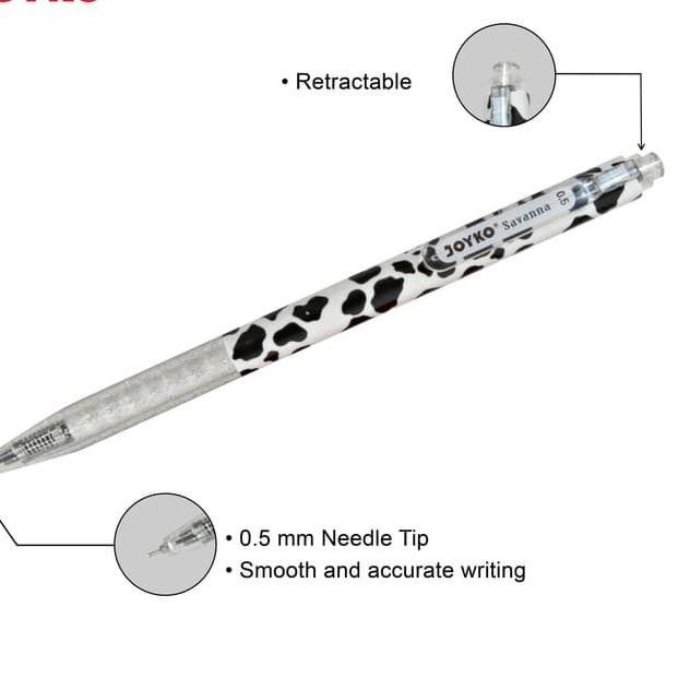 

Gel Pen / Pulpen / Pena Joyko GP-204 / Savanna / 0.5 mm/ 1 BOX 12 PCS