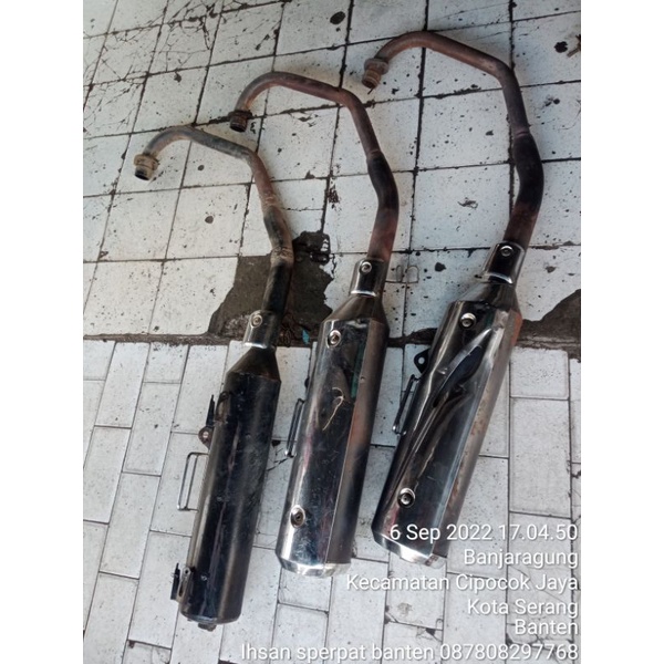 knalpot standar original honda tiger revo
