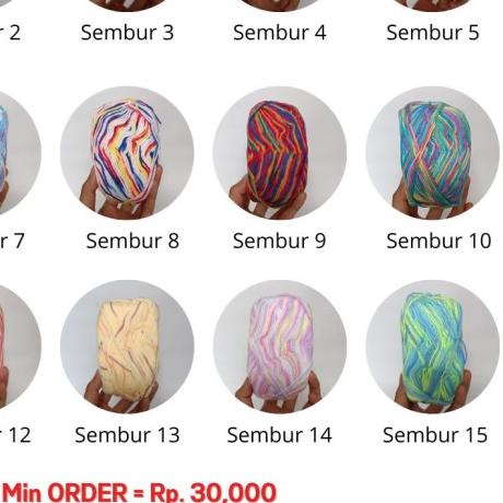 Milk Cotton SEMBUR / Benang Rajut Lembut Katun Susu - Sembur 1