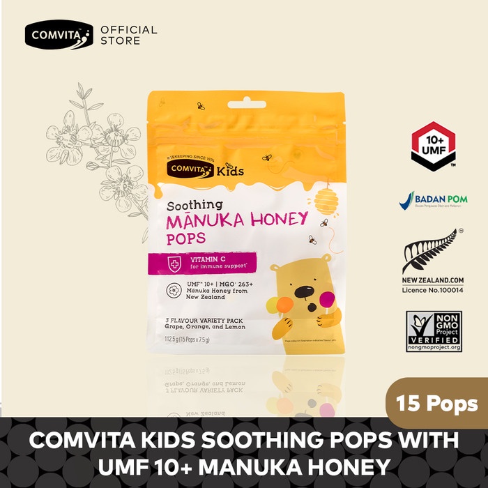 

✨COD✨ Comvita Kids Soothing Pops with UMF 10+ Manuka Honey