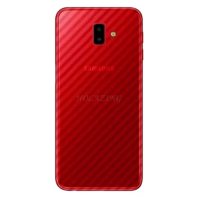 carbon fiber Samsung J6 PLUS j6+ back screen guard anti gores BELAKANG