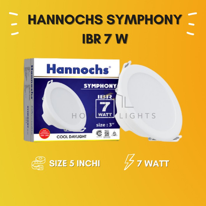 Lampu Downlight Hannochs Symphony 7W IBR / Inbow