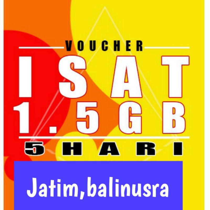 Vocer Indosat 1,5 GB / 5 hari