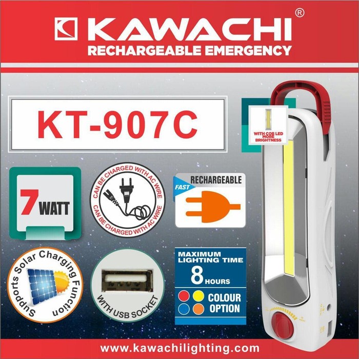 PROMO PROMO LAMPU CAS LED KAWACHI KT 907C 7W 7 WATT BISA DIMMER LUBANG
