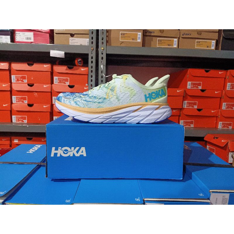 SEPATU LARI WANITA HOKA ONE ONE CLIFTON 8 TOGETHER ORIGINAL