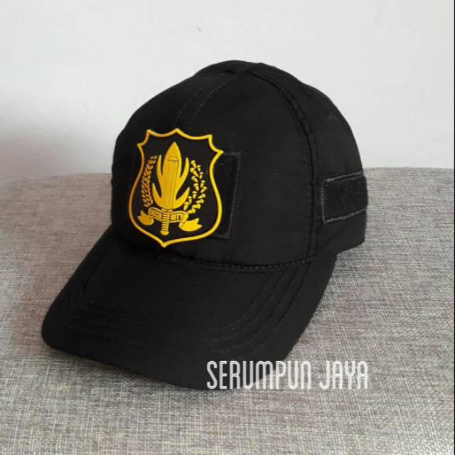 TOPI SECURITY - TOPI SECURITY LOGO KUNING + PATCH