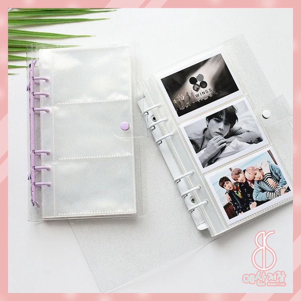 [BS] BISA COD 6 Ring Tempat Lomo Card Photo Card Binder Foto Album Foto KPOP BTS BT21 - KP884