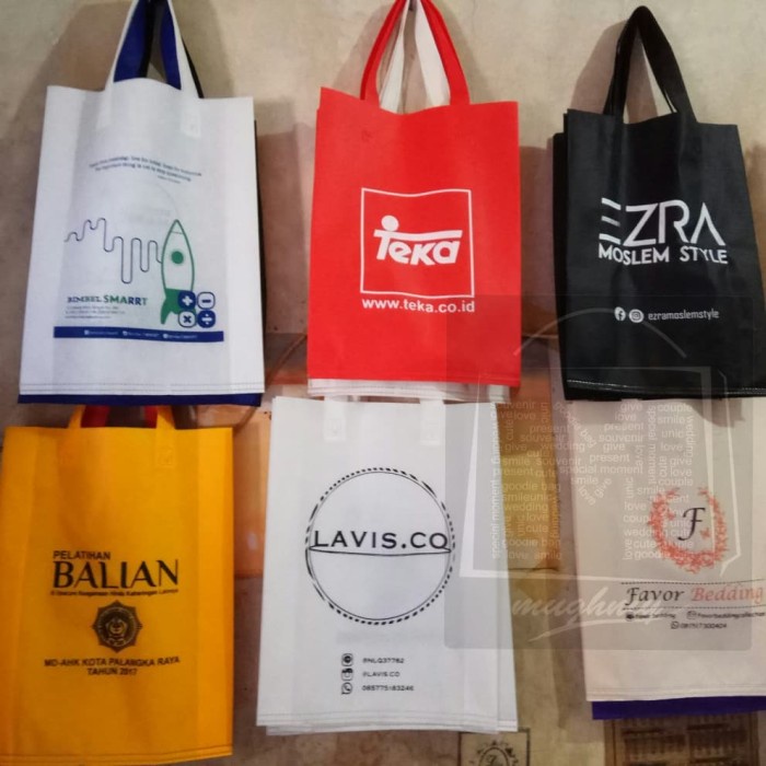 PROMO Sablon Tas Kain Spunbond/Tas Goodie bag/Tas Kanvas