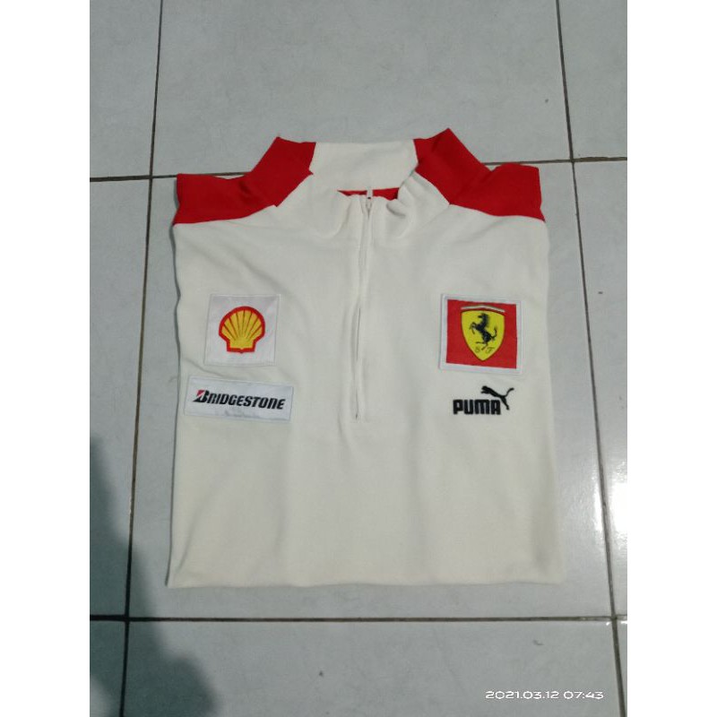 HALFZIP PUMA OFFICIAL FERRARI SECOND ORIGINAL