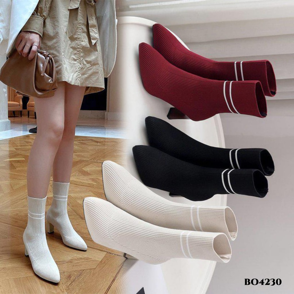 PRF RESTOCK Sepatu Heels Boots Korea BO4230