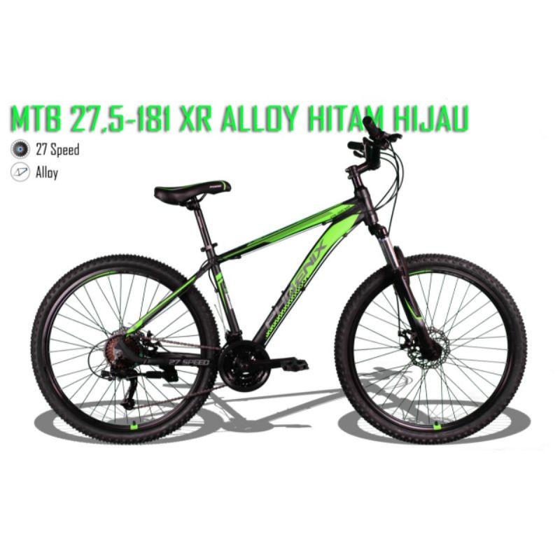 [EKA JAAYA SEPEDA] SEPEDA GUNUNG MTB ALLOY / STEEL SIZE 26 / 27.5 INCH PHOENIX 179 XR 181 XR 187 XR