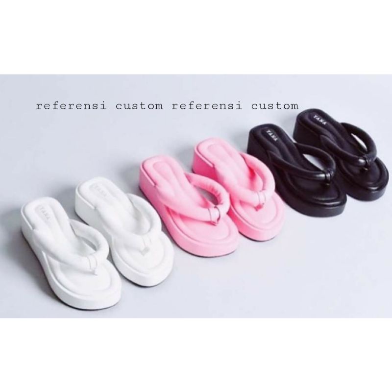 Puffy Sandal Big Size Sandal Puffy Size Besar Sandal 41 42 43 44