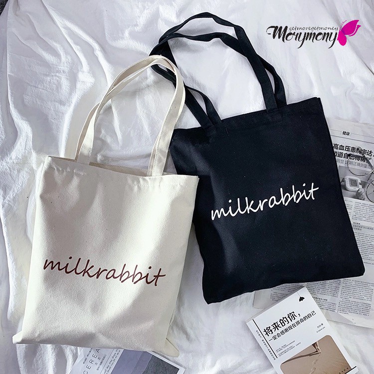 MORYMONY TOTE MILK RABBIT - Tote Bag Wanita