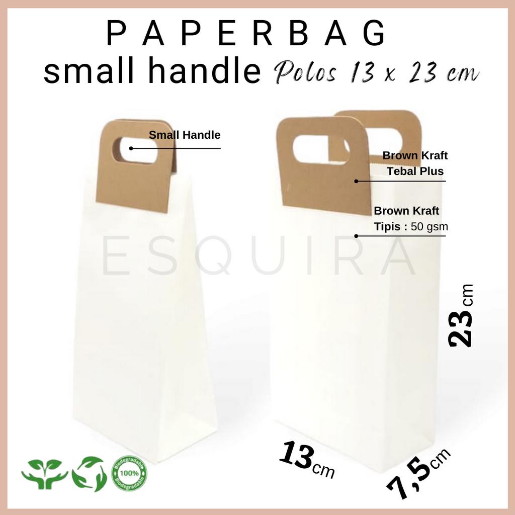 Paperbag Kraft Polos / Paper bag Kantong Roti Lunch / 10 PCS / PBSH2313