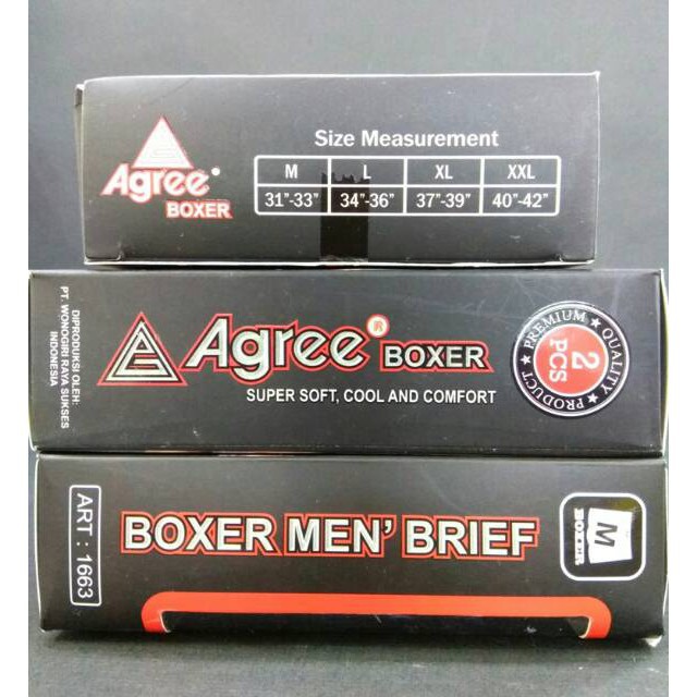 Celana Dalam Boxer Pria Premium Antibacterial (1 box isi 2 - 3) - CD Boxer Pria Berkualitas Nyaman dan Lembut