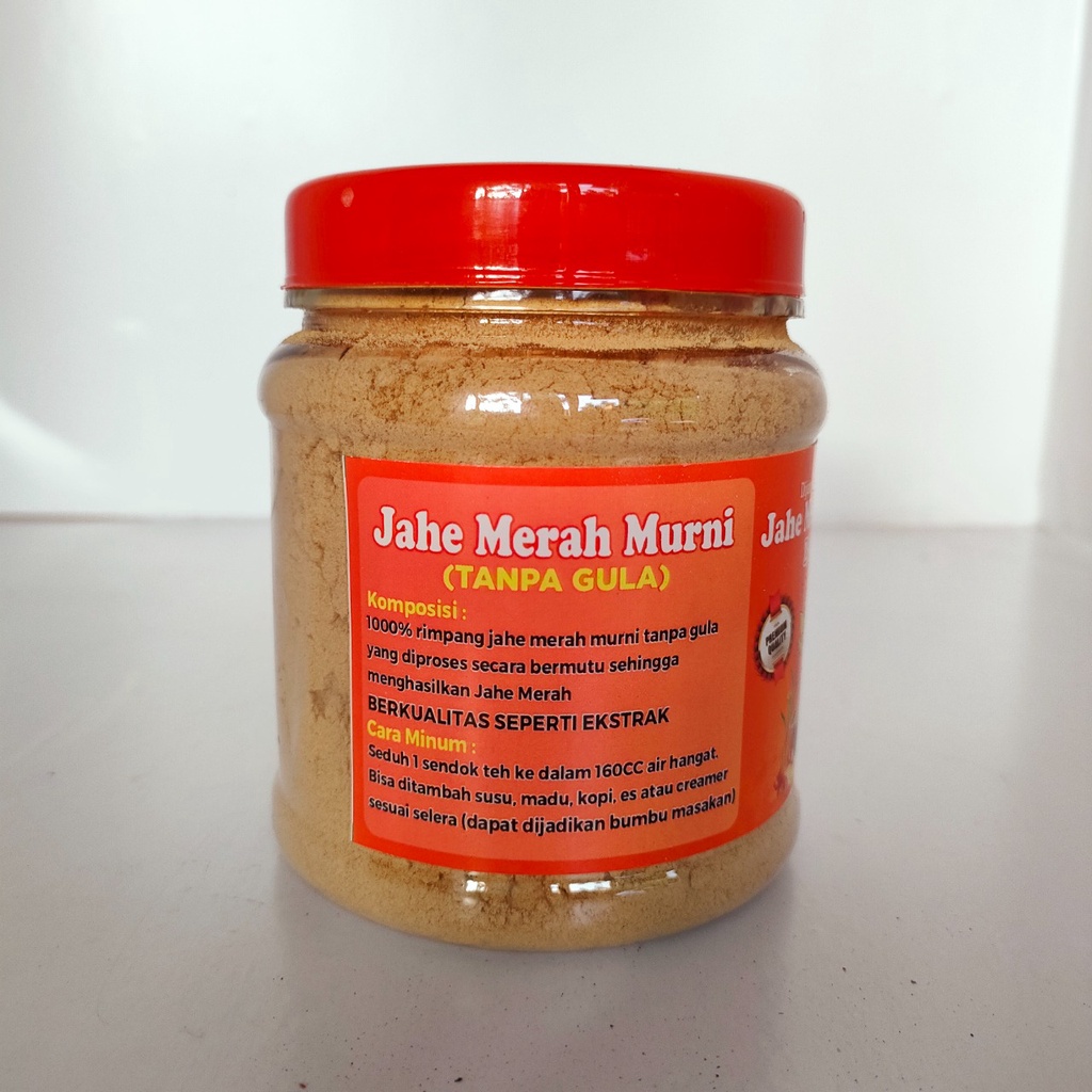 jahe merah murni kemasan 250g