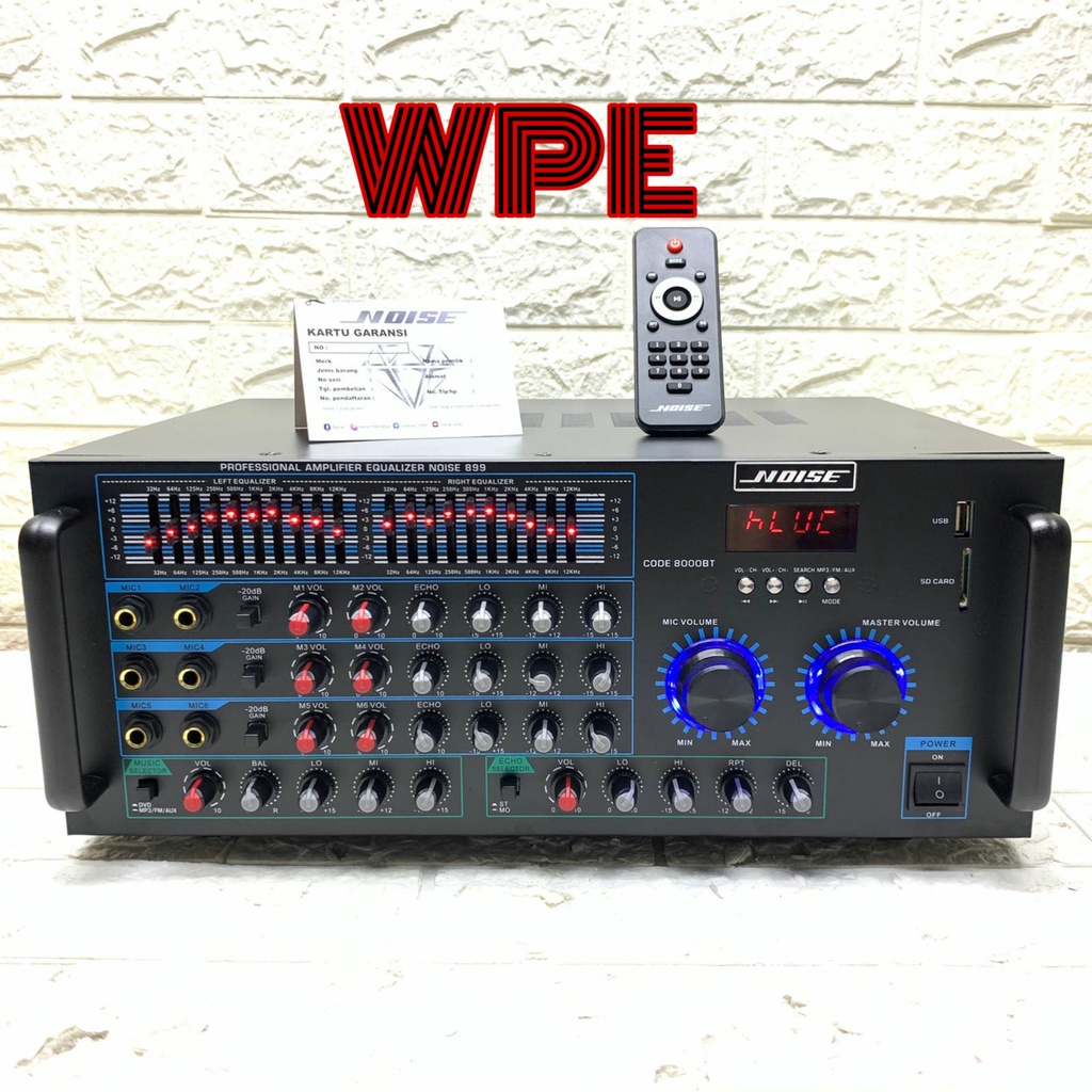 amplifier noise 8000bt 8000 bt original bluetooth usb
