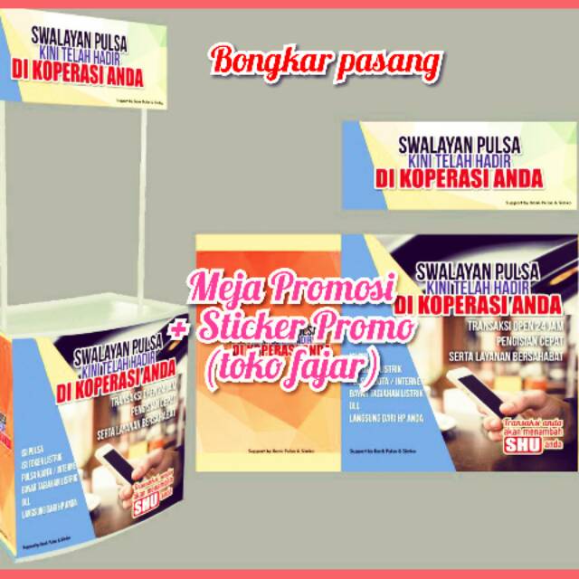 MEJA PROMOSI EVENT DESK
