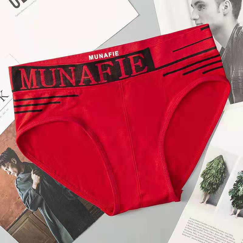 [ LINGERIE MASTER ] - (C-28) Celana Dalam Pria Munafie Man Underwear Men Pria Import Pakaian Dalam CD-C-28 Merah