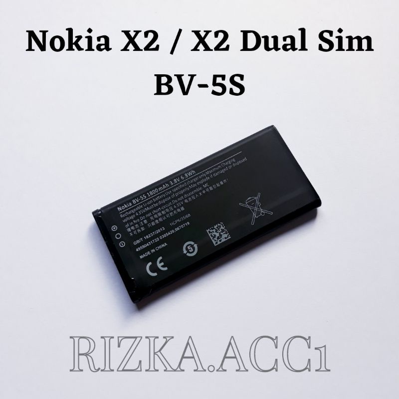 Baterai Batre Hp Nokia X2 / Lumia X2 Dual Sim BV-5S BV5S Original Battery Hp