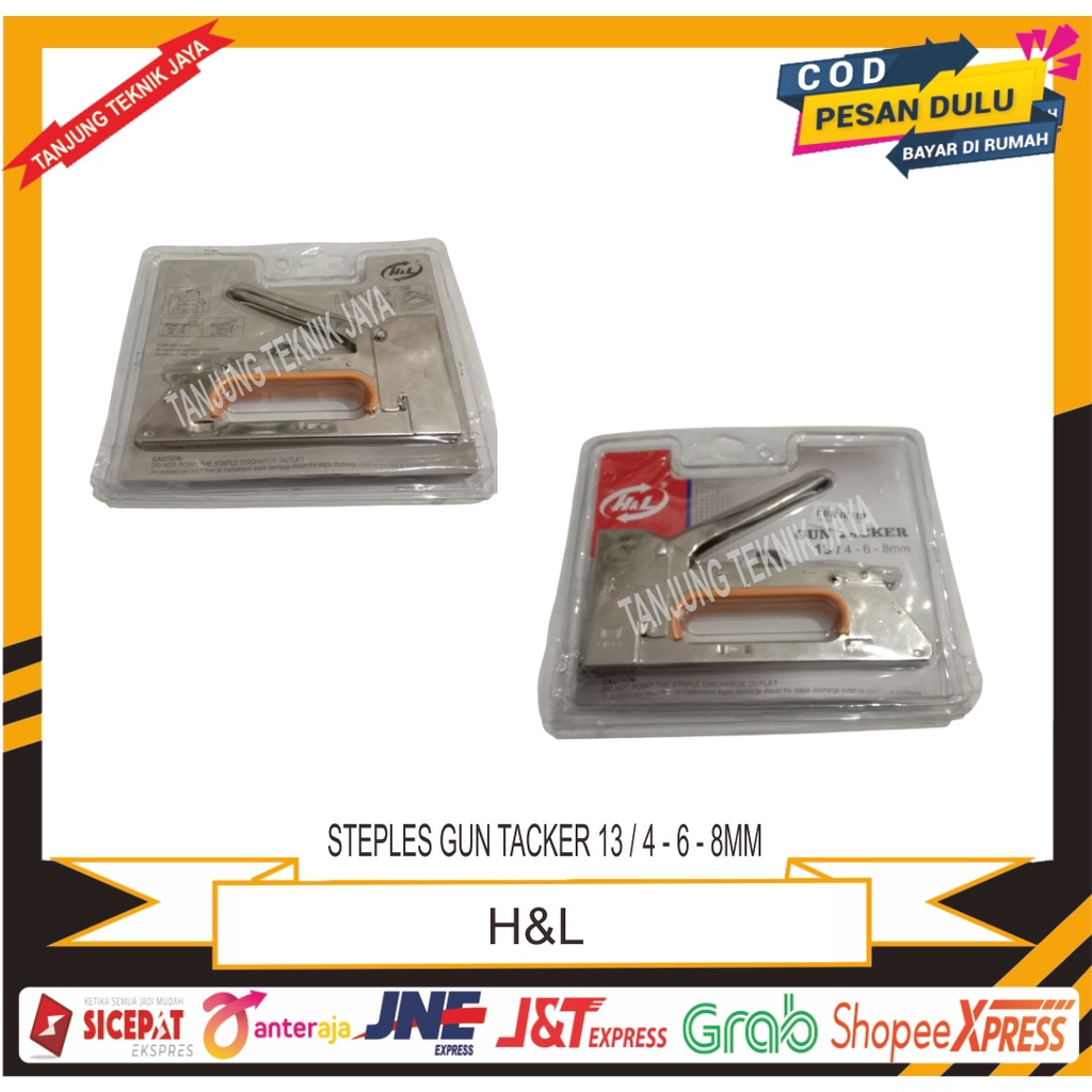 

STEPLES GUN TACKER 13 / 4 - 6 - 8MM H&L