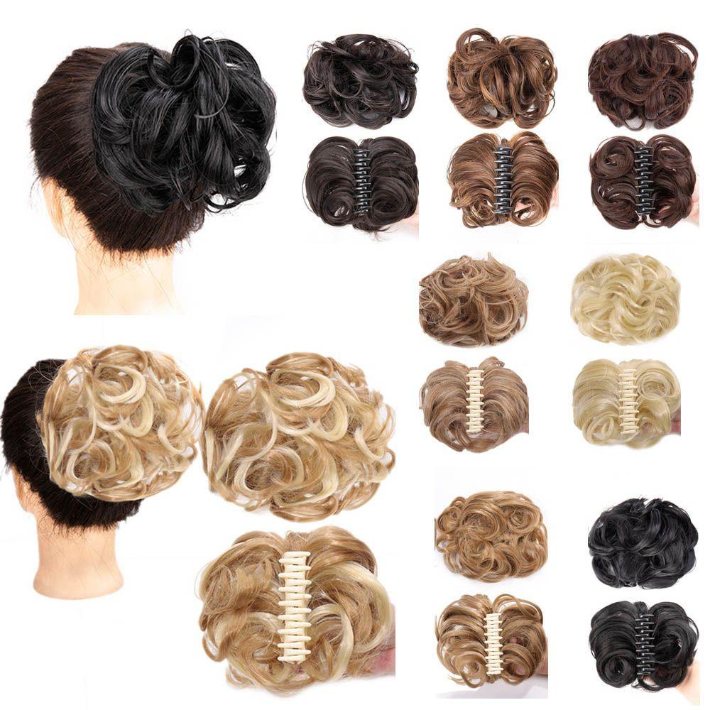 Lily Jepit Rambut Sintetis Fashion Scrunchies Claw Clip Sopak Rambut Palsu