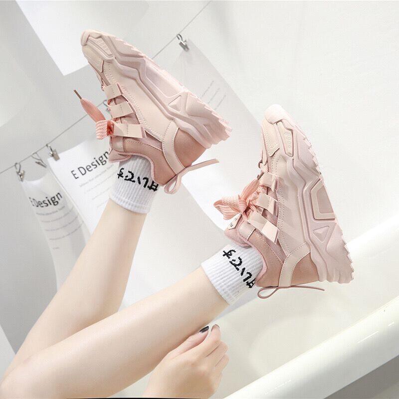 1001 IMPORT SEPATU SNEAKERS WANITA SPORT LOVELY !!! - 2 WARNA