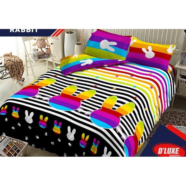 Sprei Kintakun D'Luxe 180 X 200 Rabbit ( King Size )