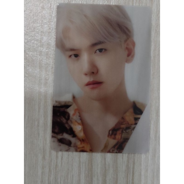 EXO Baekhyun japan Jbolo get you alone Clear Card photocard pc official