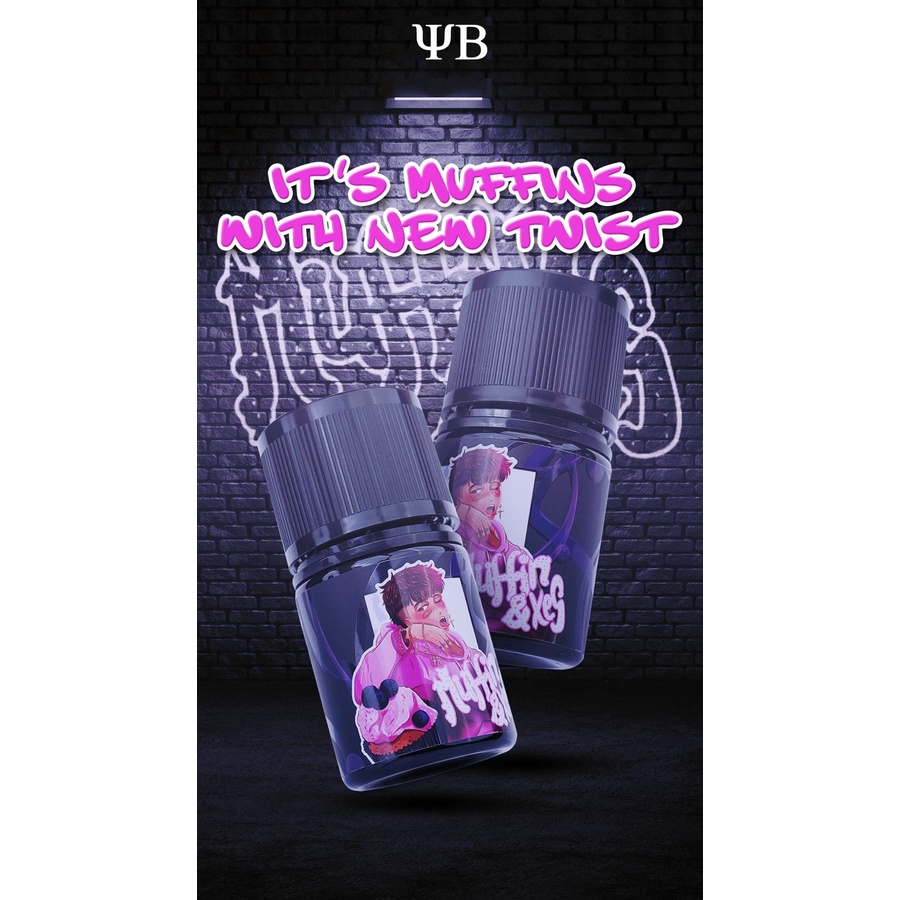 MUFFIN &amp; XES NEW FLAVOUR LIQUID!!! V2 BLACKBERRY MUFFIN CAKE 60ML