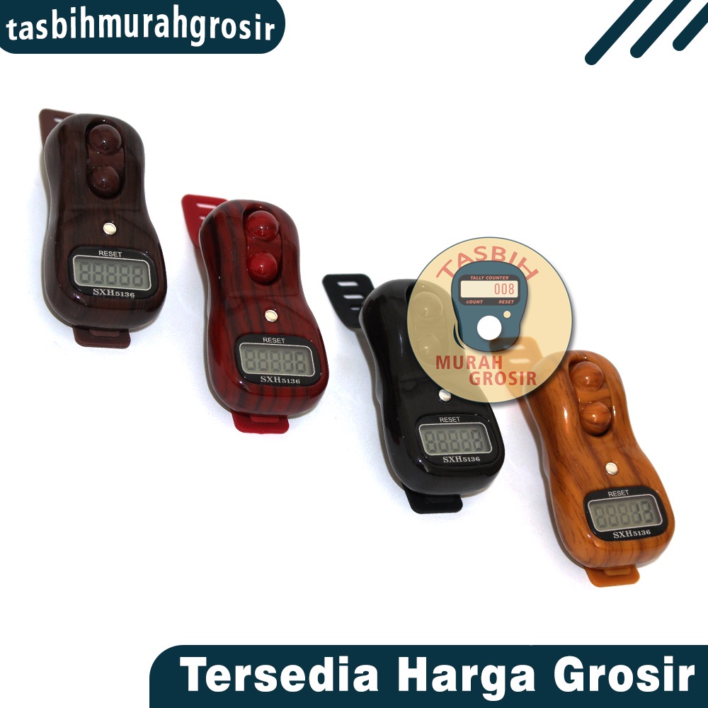 TASBIH DIGITAL GULIR KAYU MODEL TERKINI