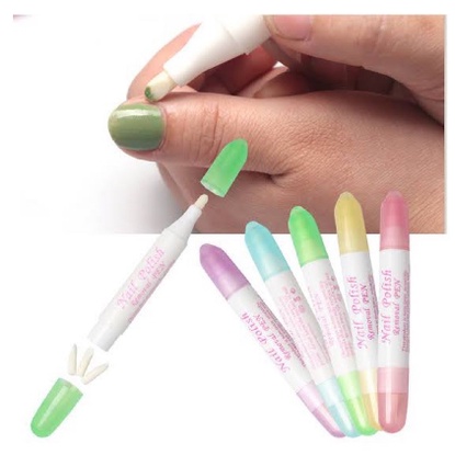 Nail gel polish remover pen removal nail polish / pen penghapus kutek berantakan keluar garis