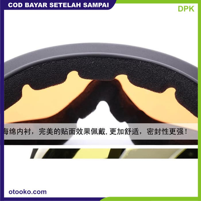 Kacamata Goggles Ski Tactical Sepeda Motor Pelindung Mata Lensa Wide Murah