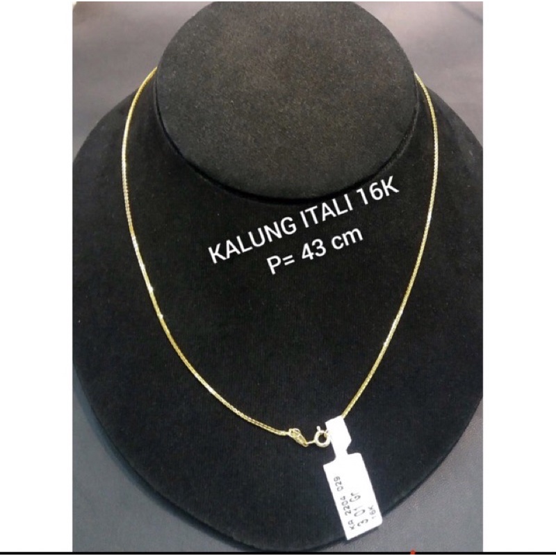 Kalung itali kadar 700/16k polos