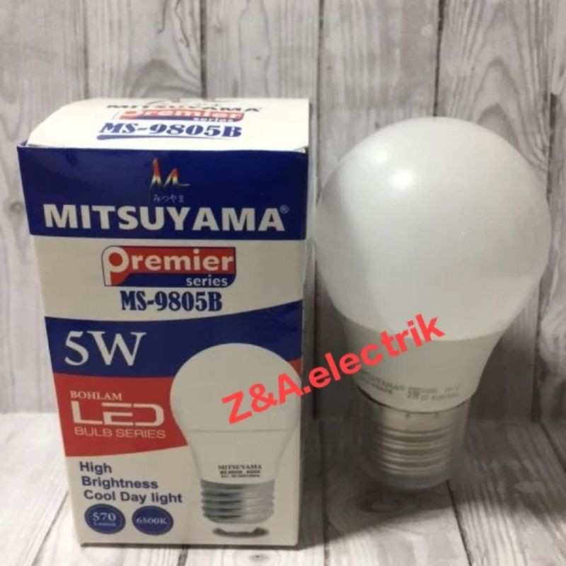 Lampu Bohlam LED 5 Watt MS-9805B MITSUYAMA