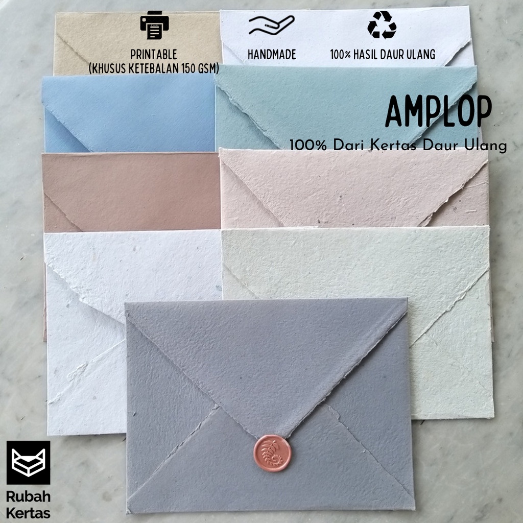 

Amplop dari Kertas Daur Ulang
