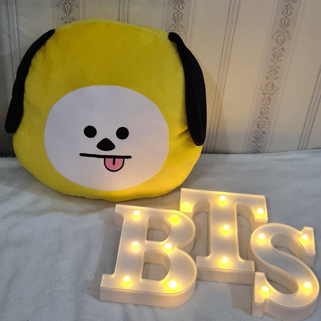 BANTAL BONEKA BT21 BTS KPOP BABY FACE UNOFFICIAL Bantal Boneka Semua Karkater Tata Shooky Cooky Chimmy RJ Koya Mang Van K-Pop