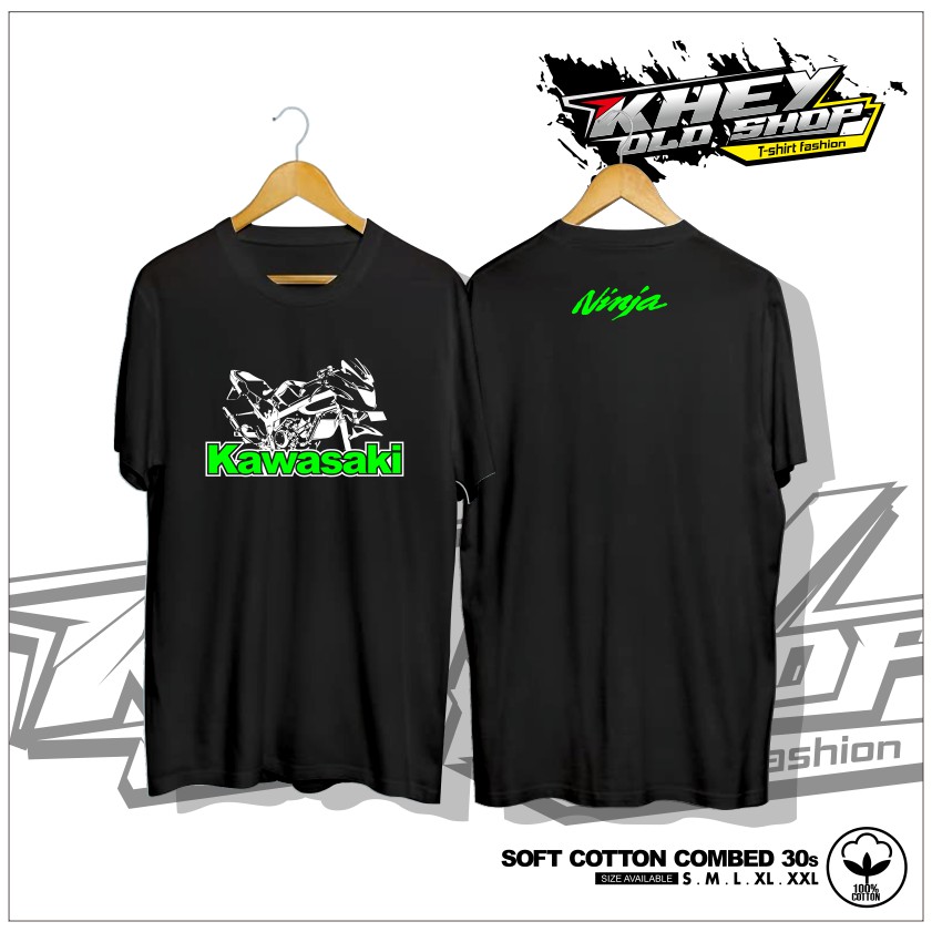 Kaos Baju Kawasaki Ninja R Vector Kaos Distro Otomotif Murah - KHEY OLD SHOP