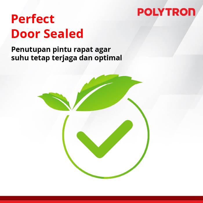 POLYTRON Kulkas 1 Pintu Metallic 180 Liter PRB 187PR