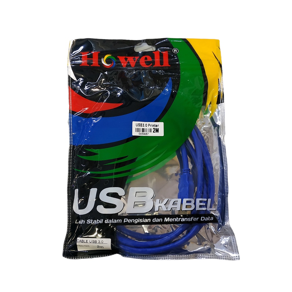 Howell Kabel USB 3.0 AM - BM 2M for HDD Case / Docking