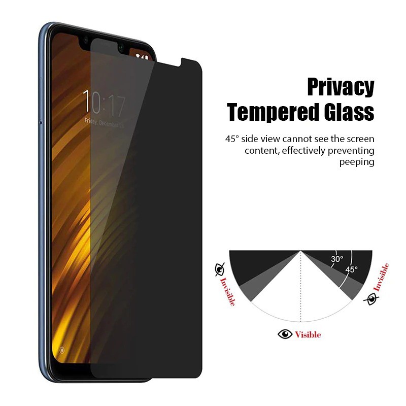 Tempered Glass ANTI SPY Redmi Note 9 6.53 inch Anti Gores Kaca PRIVACY Anti Intip