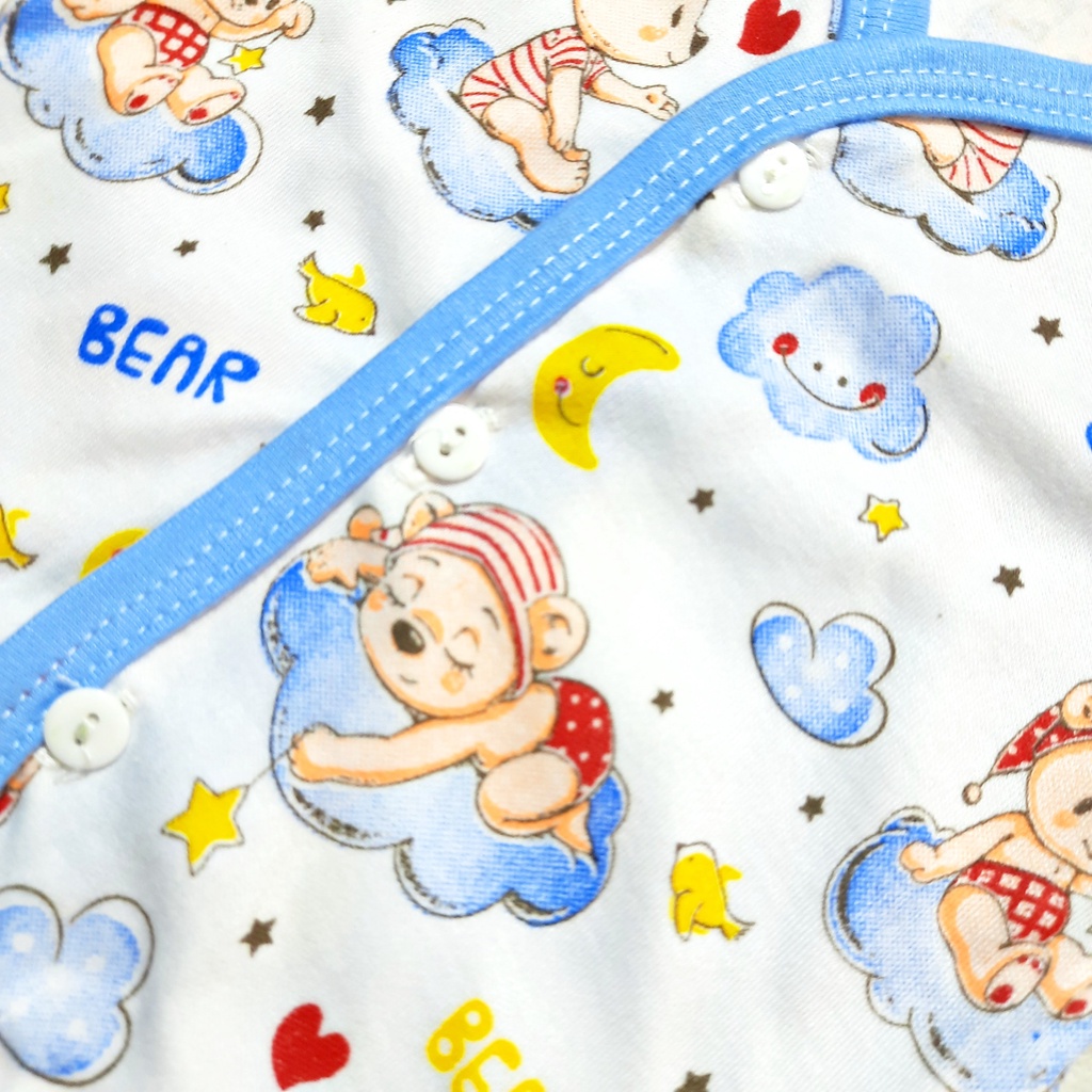 SETELAN BAJU BAYI LENGAN PENDEK UNISEX COTTON GWENY