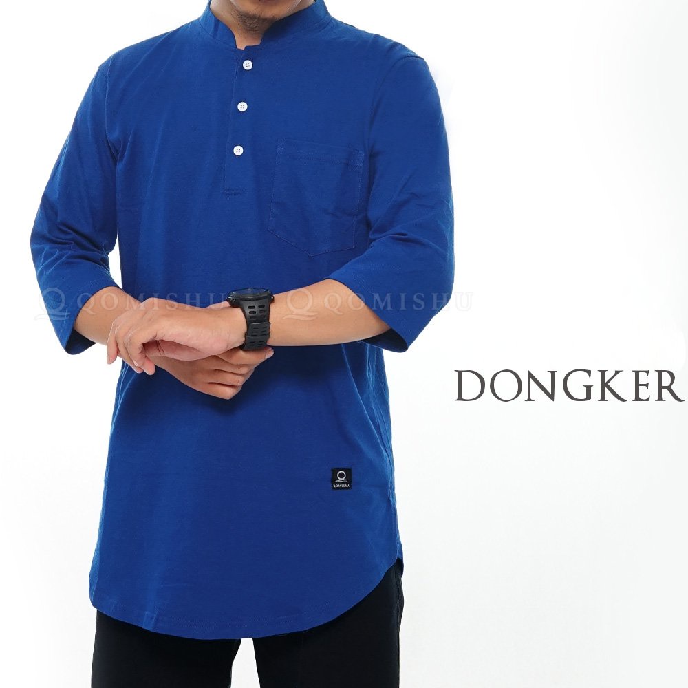 QOMISHU Kurta Basic Katun Kaos Combed Kasual KHAFID