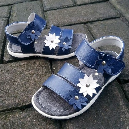 Sandal Let Anak 23-35 Sandal Motif Bunga Simple dan Lucu (Lolita 01)