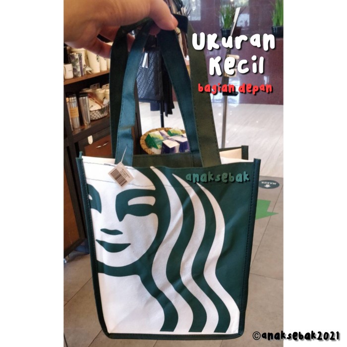 

✨ BISA COD ✨ Starbucks Spunbond Bag / Tas Spunbond Starbucks - Kecil