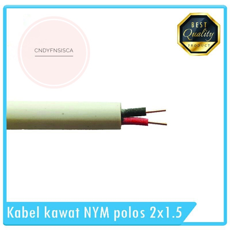 Kabel Listrik Kawat NYM Polos 2 x 1.5 (30 Meter)